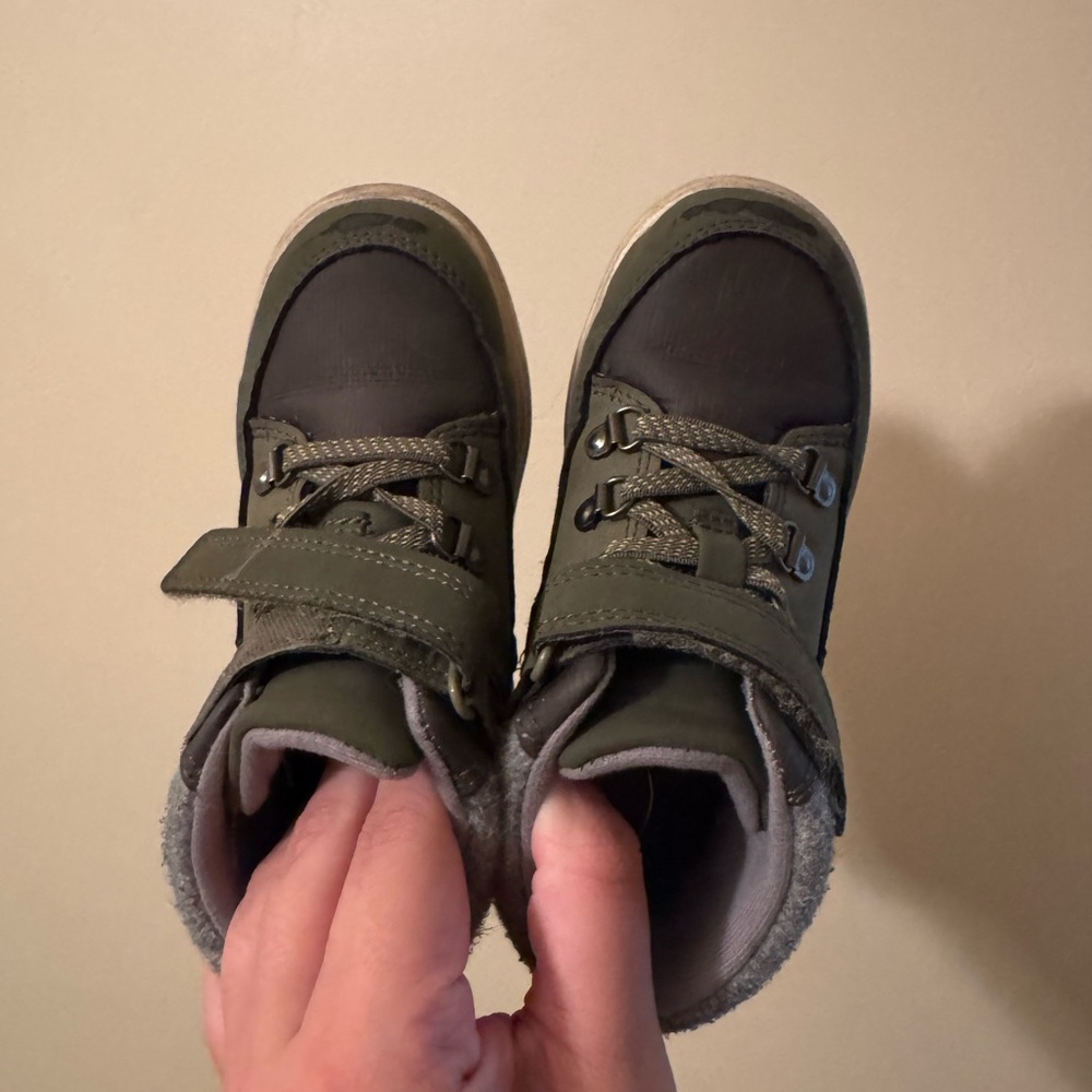Cat & Jack Olive Green Kids Boots